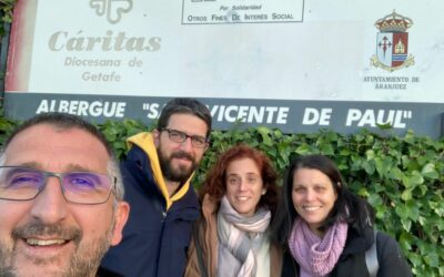 Visita al albergue San Vicente de Paúl en Aranjuez